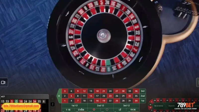 Các bước tham gia cá cược Roulette tại 789BET