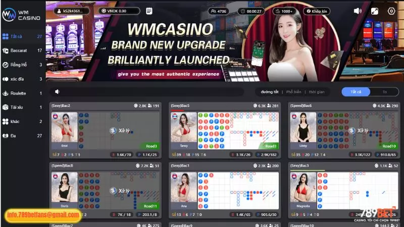 Hé lộ những tựa game Casino 789BET đình đám nhất