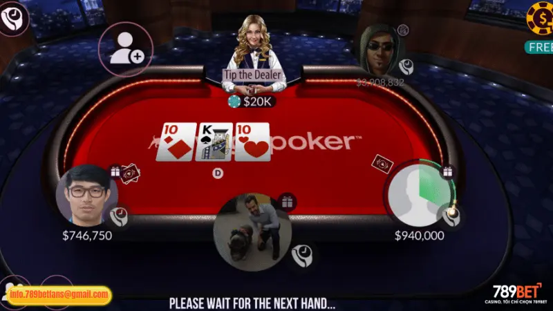 Hướng dẫn cách chơi Poker tại nhà cái 789BET